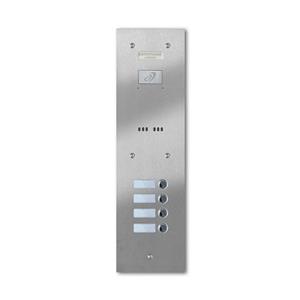 9200 Series entrance panel in brushed stainless