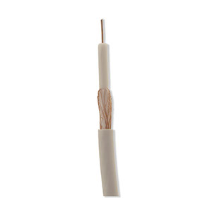 CABCCOAX Coaxial cable 75 ohm white 1m