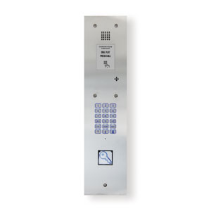 TDDPN-S TeleDial GSM Digital Entrance Unit with PinNet reader - Brushed Stainless