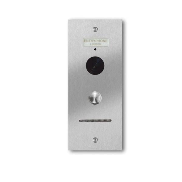 92Q/1-S 1 button stainless steel entrance panel - surface