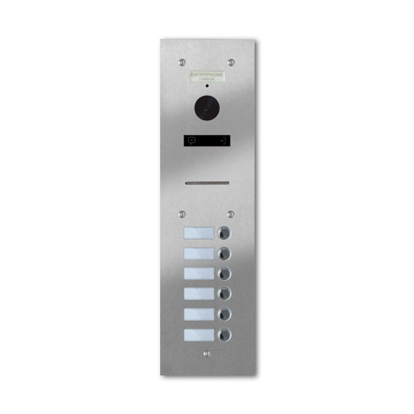 92Q/A6-S 6 button stainless panel