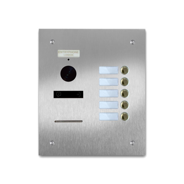92Q/B5-S 5 button stainless panel