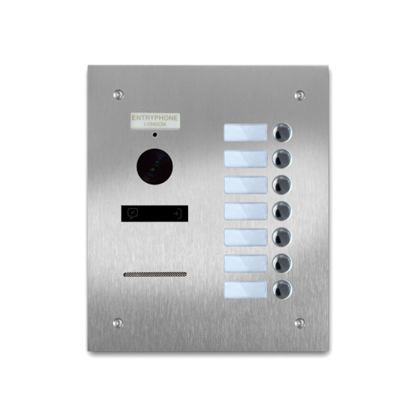 92Q/B7-S 7 button stainless panel