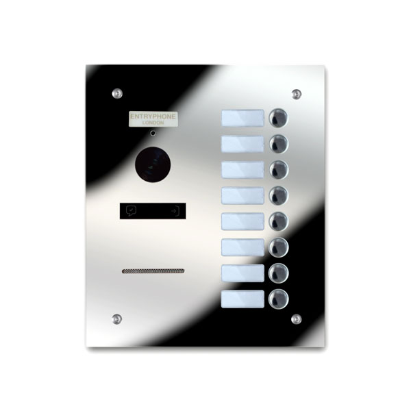 92Q/B8-M 8 button mirror stainless steel panel