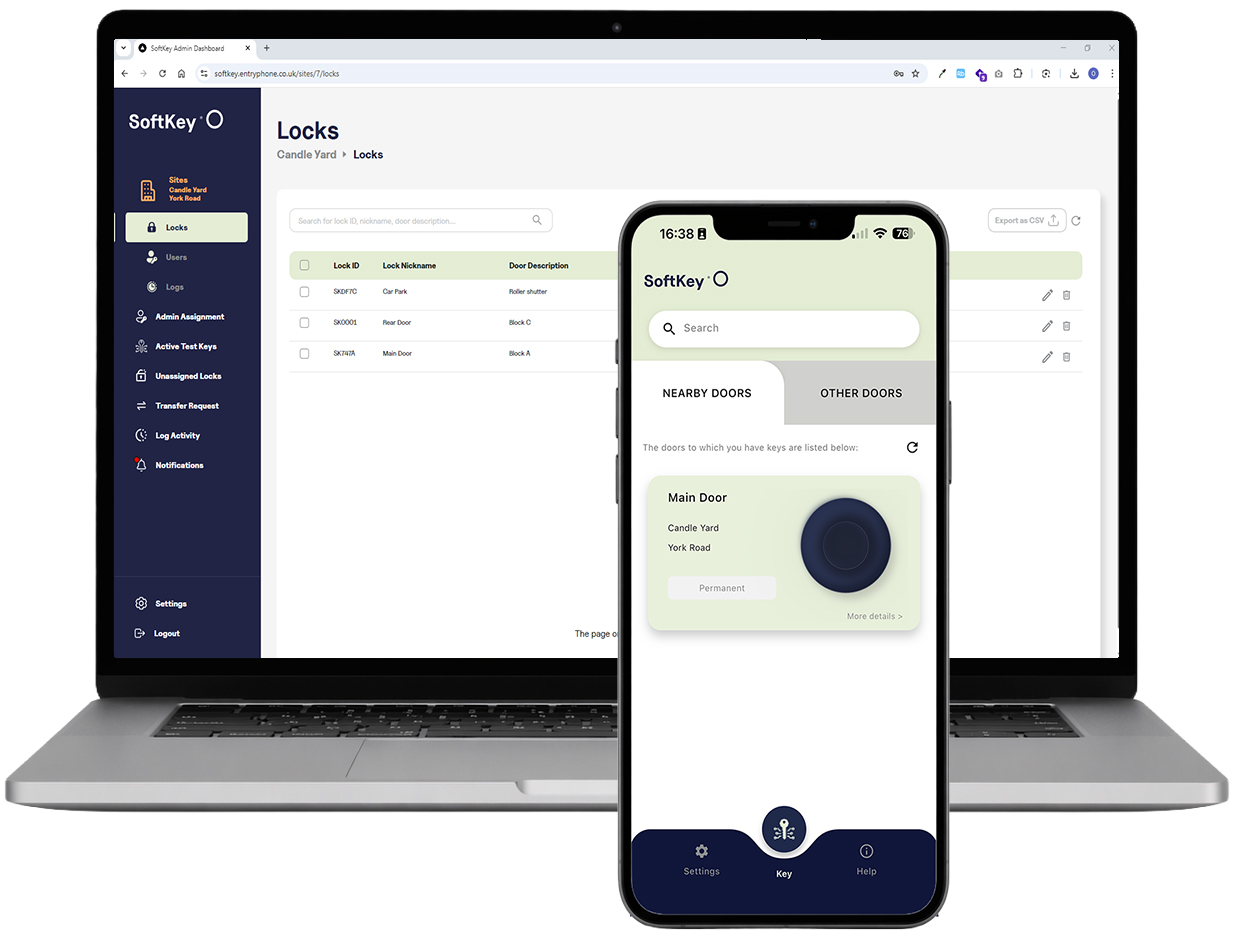 SoftKey app and administration portal